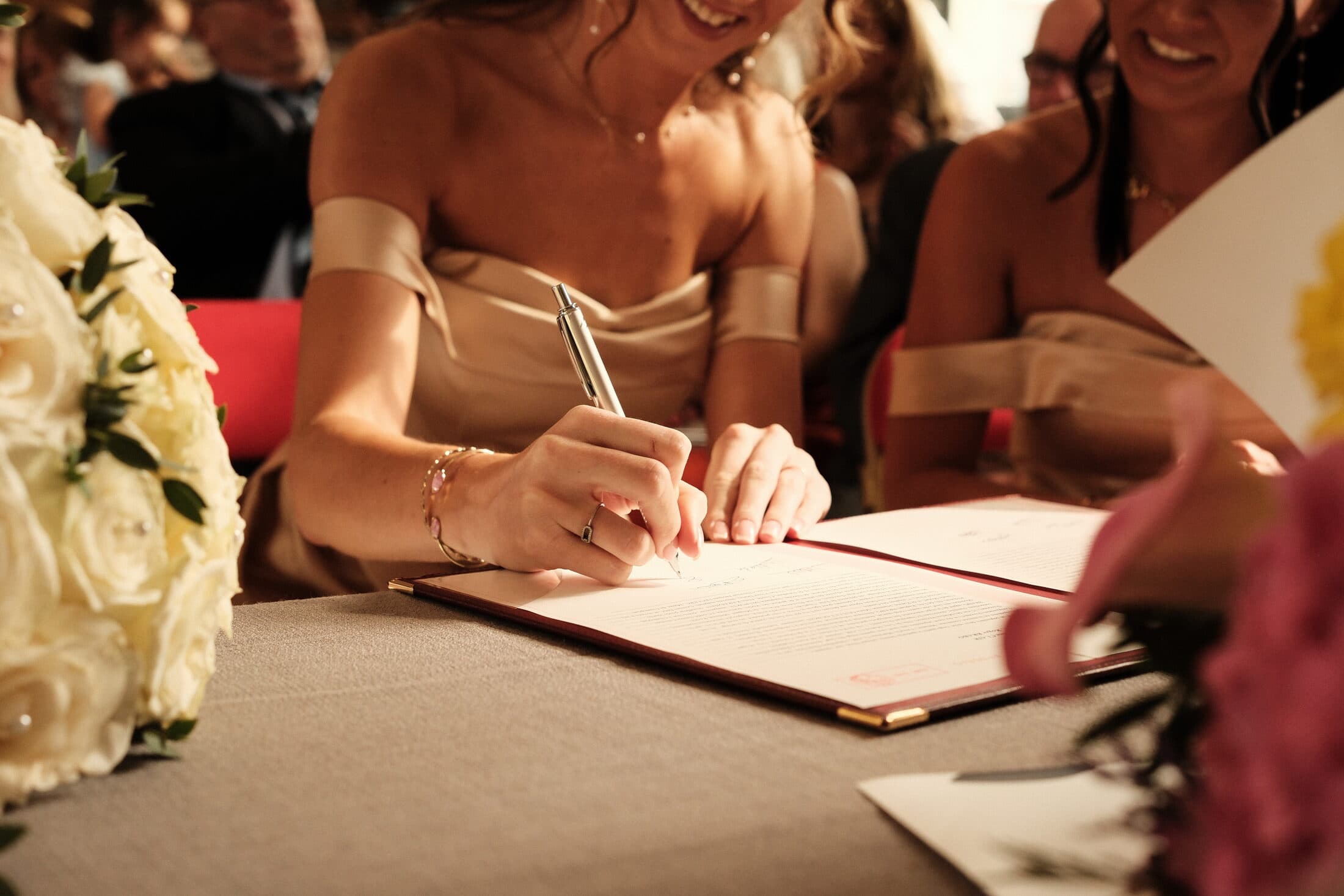 Mariage — signature du registre